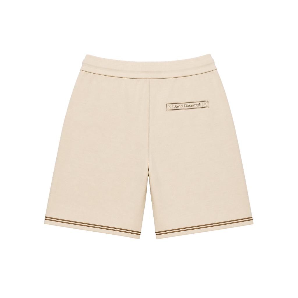 premium merino wool detail of Cavaro Short