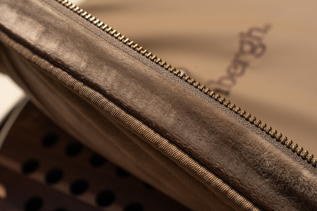 Heritage padel racket bag leather handmade Elfenbergh