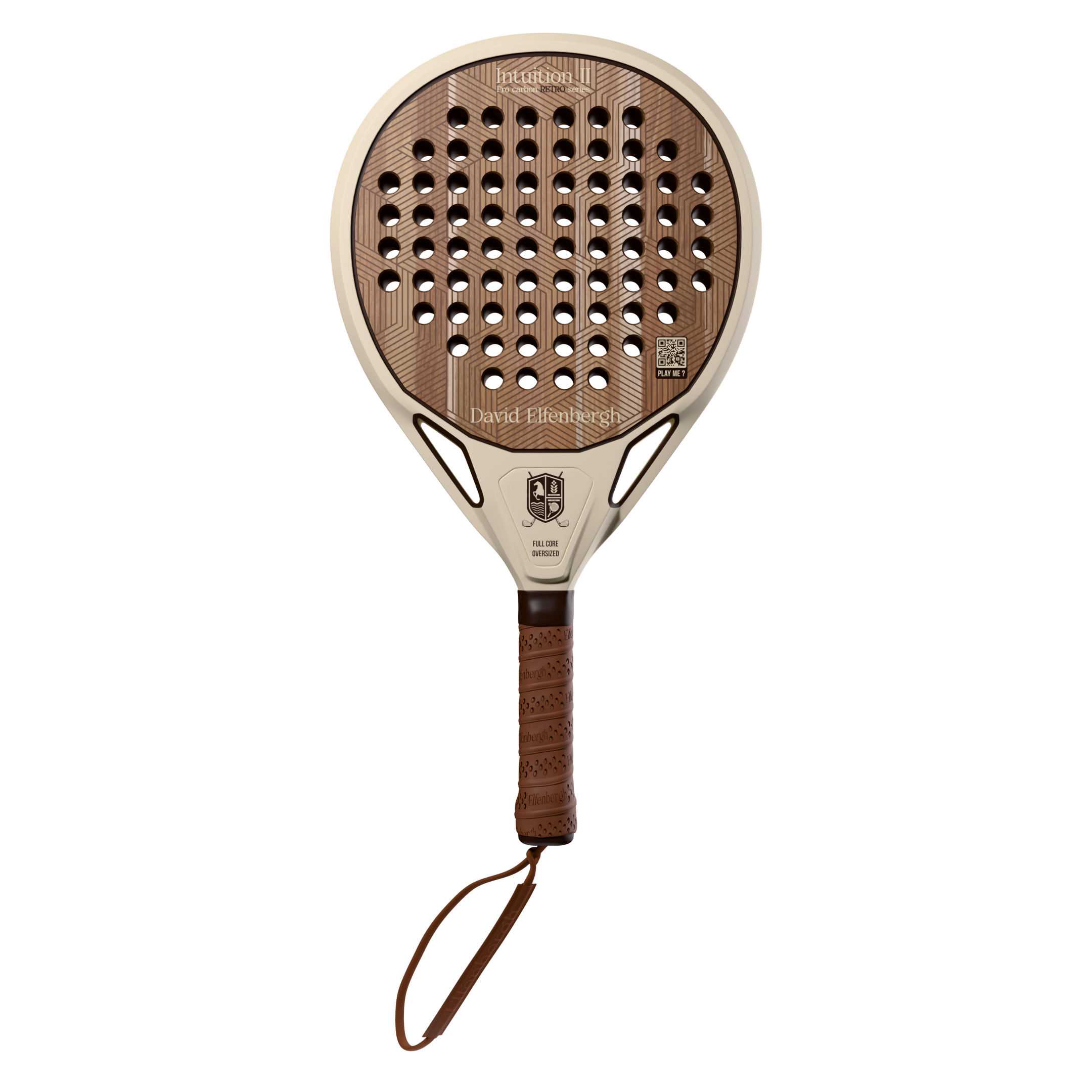 handcrafted padel racket by Elfenbergh designed for precision and performance