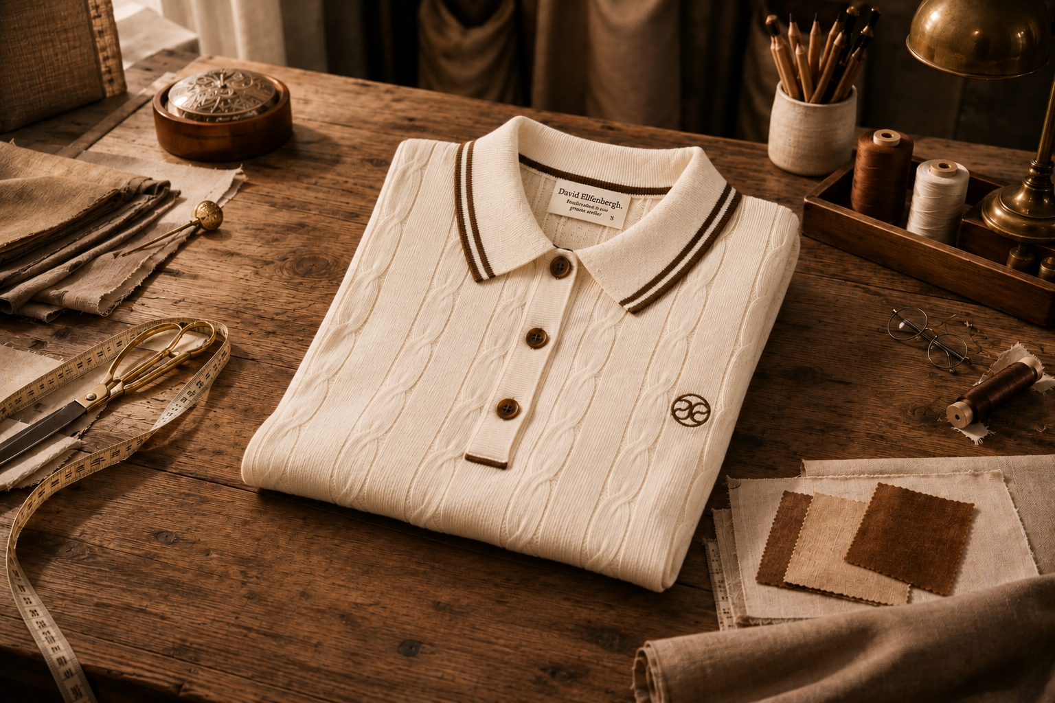 Aurus polo elfenbergh mens collection