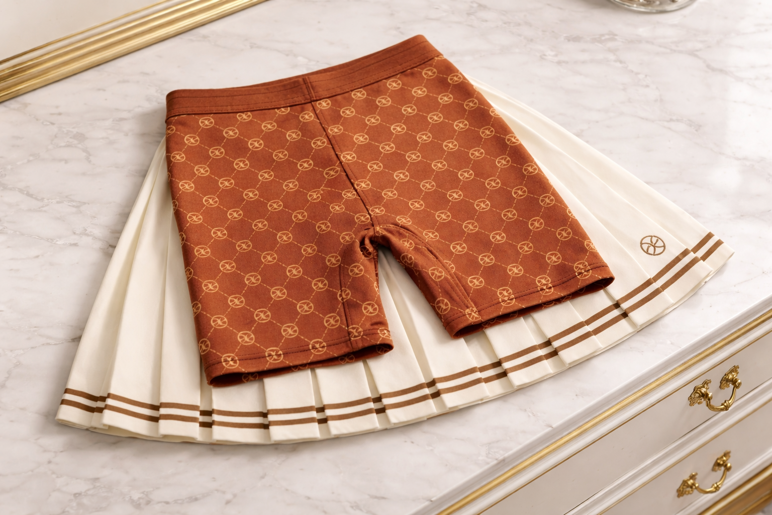 Aurelia Pleated Skirt by Elfenbergh for performance on and off the court