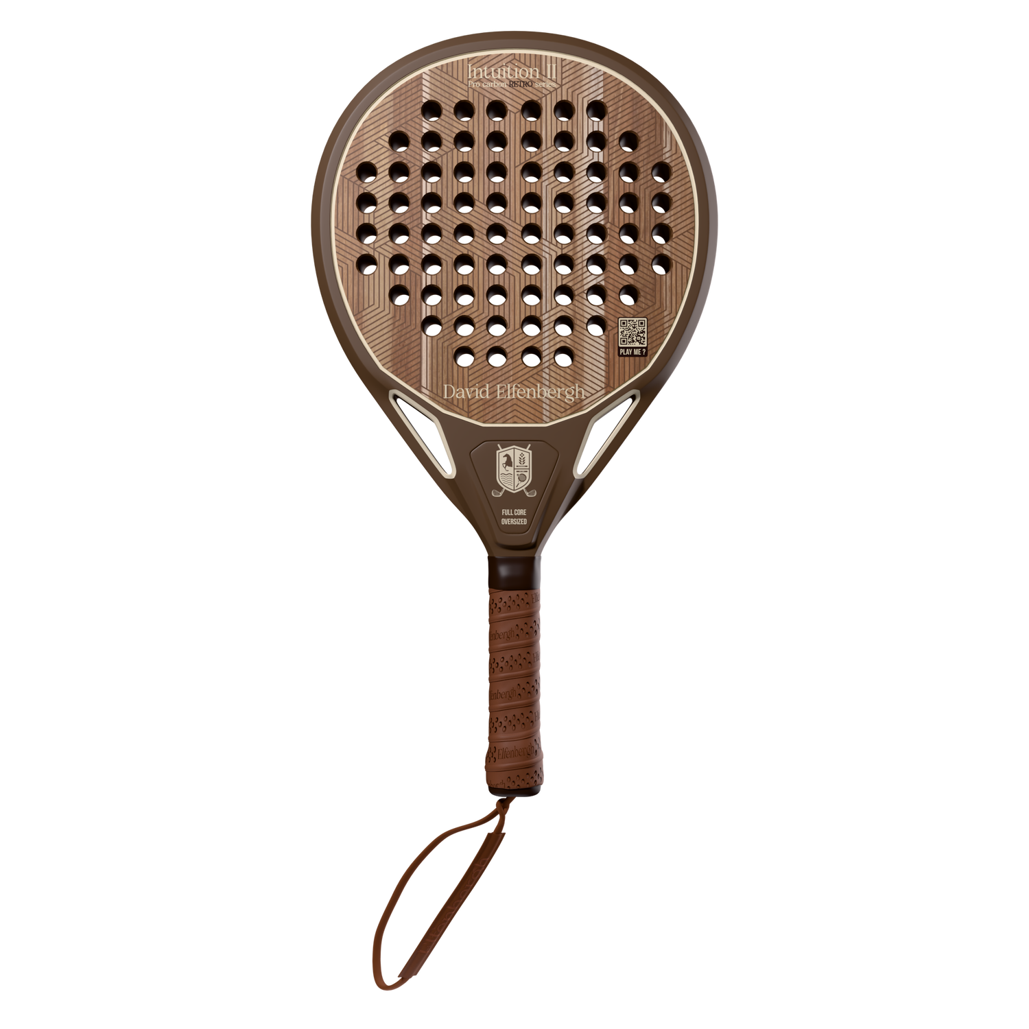handcrafted Intuition II Power padel racket by Elfenbergh