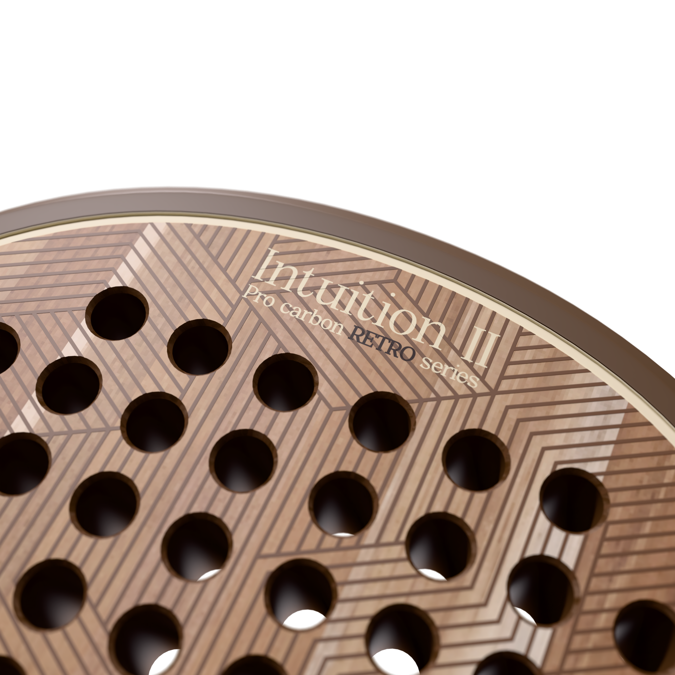 handcrafted Intuition II Power padel racket designed for power, precision and reduced arm impact