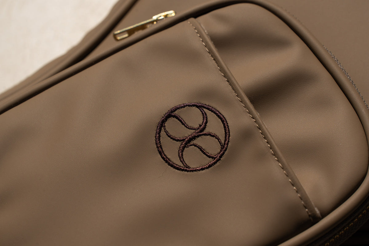 Heritage padel racket bag leather handmade