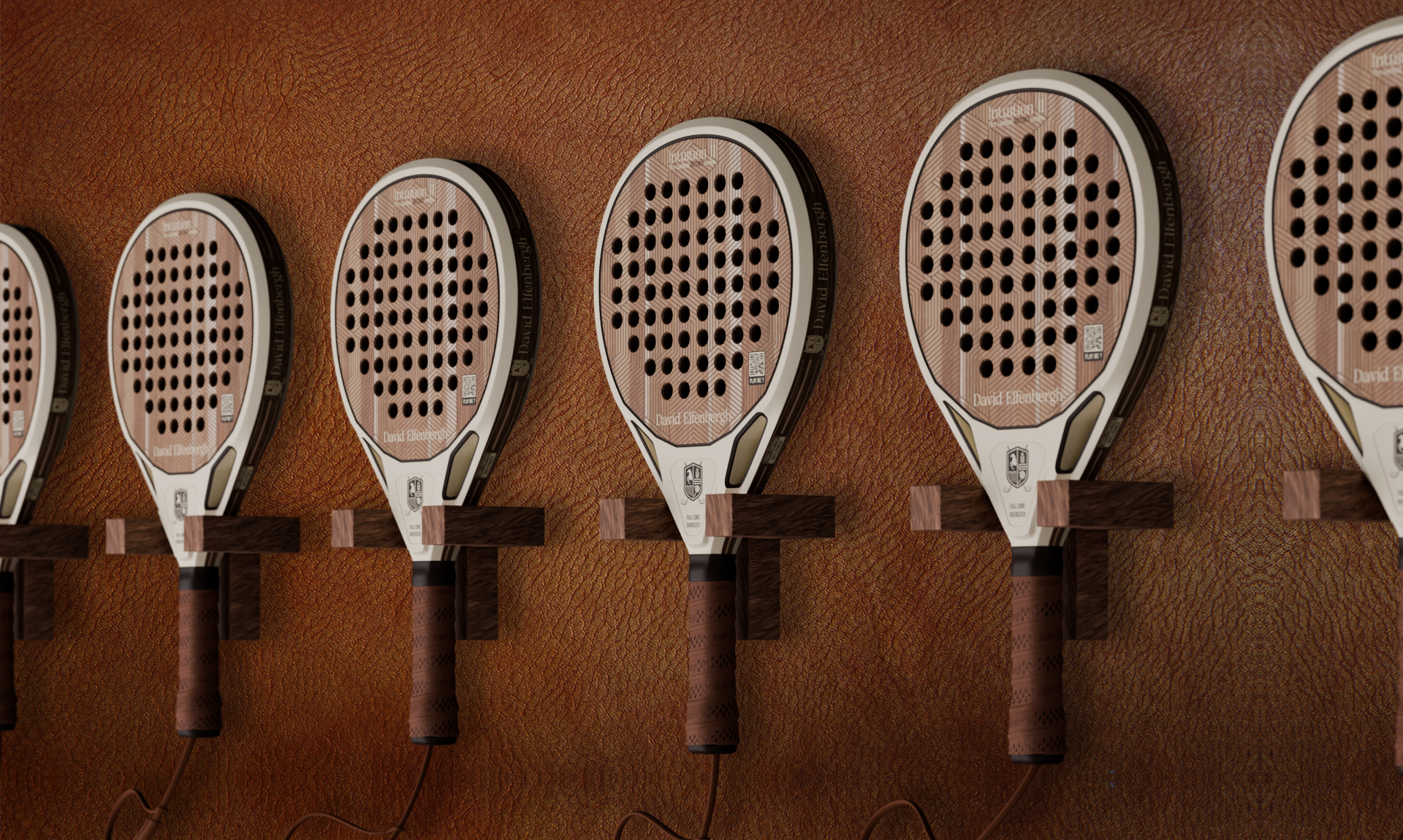 handcrafted padel rackets by Elfenbergh designed for precision and performance